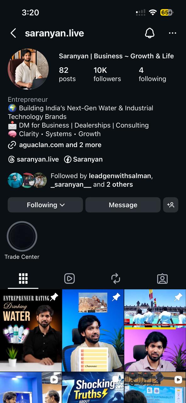 Personal Branding after screenshot