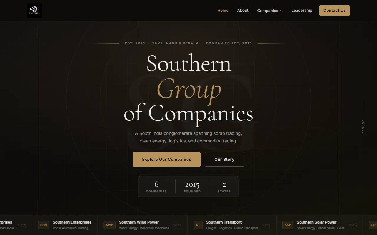 Southern Group of Companies project preview
